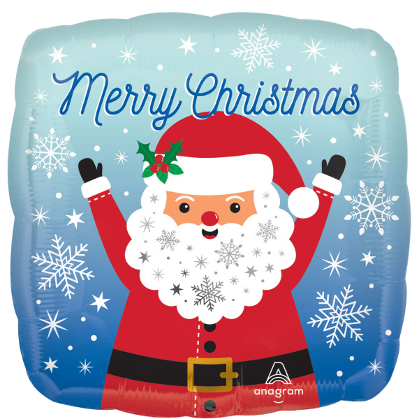 Standard Snowy Christmas Santa